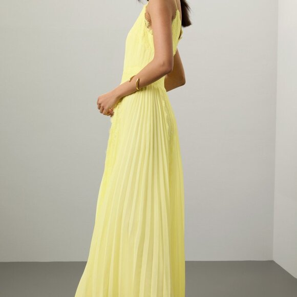 Zac Posen Chiffon Lace Gown, 10 - Picture 3 of 16